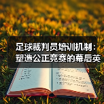 足球裁判员培训机制：塑造公正竞赛的幕后英雄