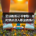 足球教练证书考取：如何快速迈入职业教练行列